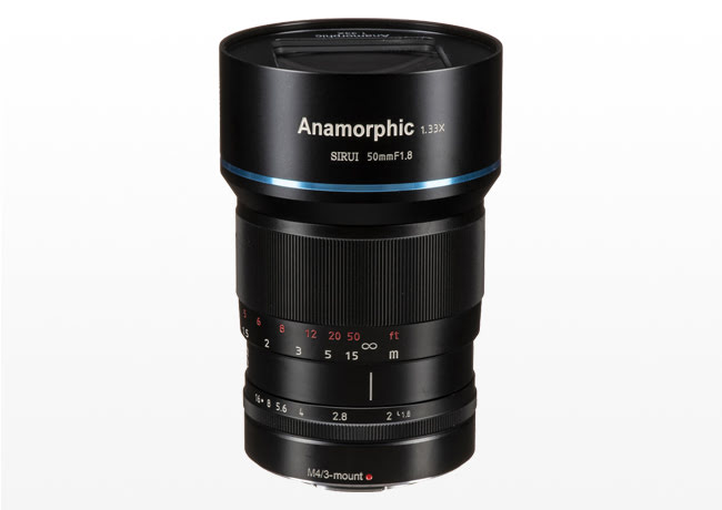 Kiralık Sirui 50mm f/1.8 Anamorphic 1.33x Lens (X)