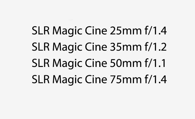 SLR Magic Cine Set (E-mount) Detay