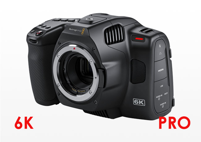 Kiralık Blackmagic Design Pocket Cinema Camera 6K Pro