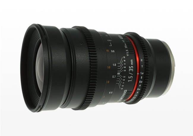 Kiralık Samyang 35mm f/1.5 Sinema Serisi Lens