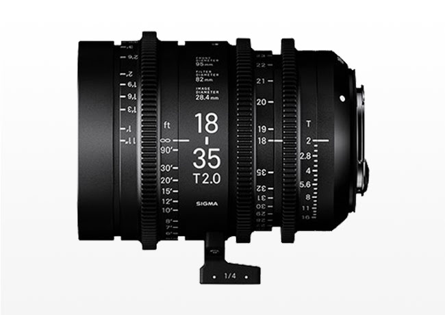 Kiralık Sigma 18-35mm T2 Cine Zoom Lens