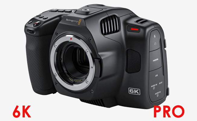 Blackmagic Design Pocket Cinema Camera 6K Pro eklendi