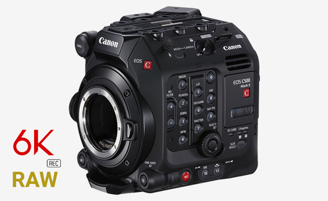Canon C500 Mark II 5.9K Full Frame Kamera eklendi
