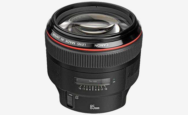 Canon EF 85mm f/1.2L II USM Lens eklendi