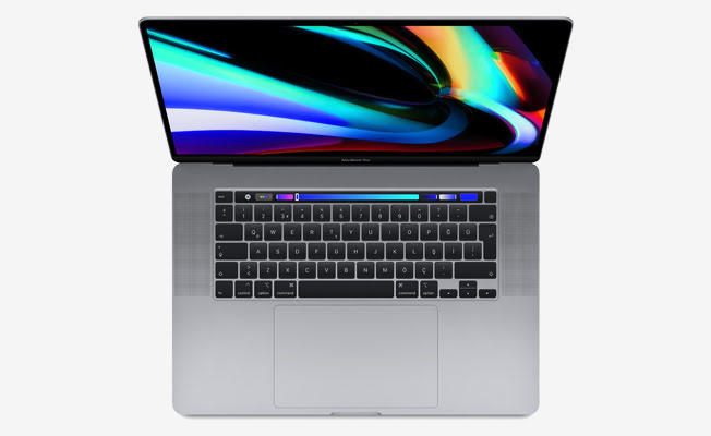 Apple MacBook Pro 16inç 2019 (Kurgu) eklendi