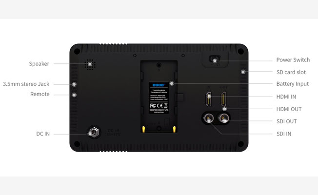 Osee G7 7inç SDI/HDMI Monitör​ Detay