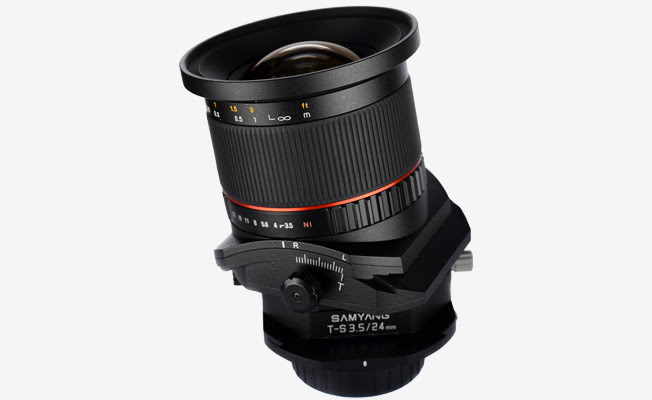 Samyang 24mm Tilt-Shift Lens Detay