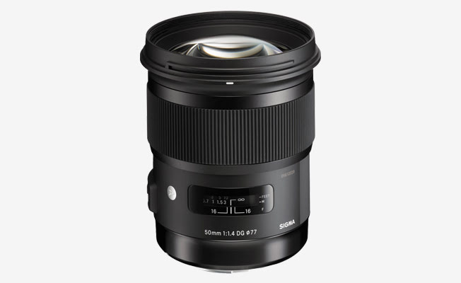 Sigma 50mm f/1.4 DG HSM Art Lens (EF) eklendi