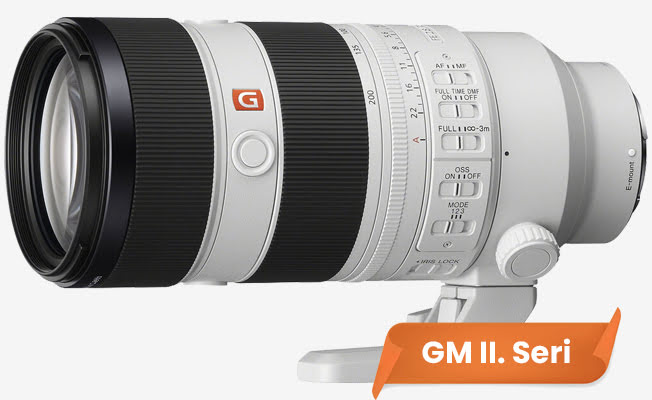 Sony 70-200mm f/2.8 GM II Lens Detay