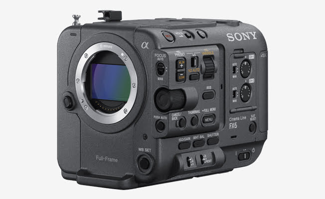 Sony FX6 Full-Frame Cinema Camera eklendi