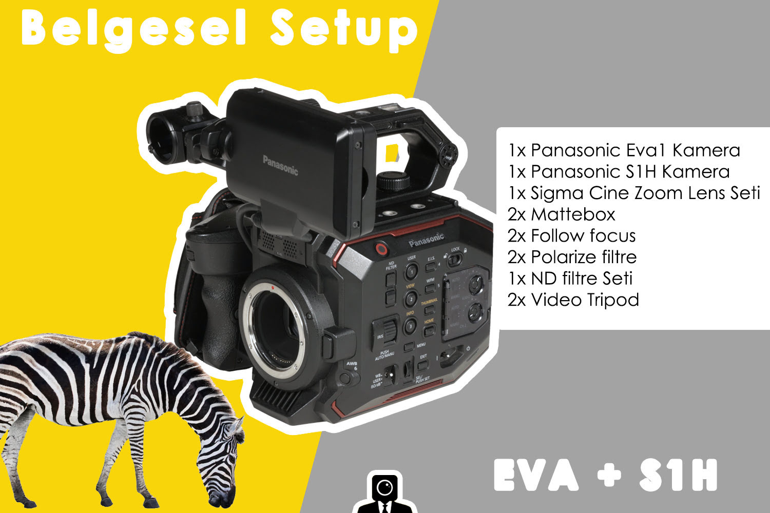 Kiralık Panasonic Eva Kamera Belgesel Seti
