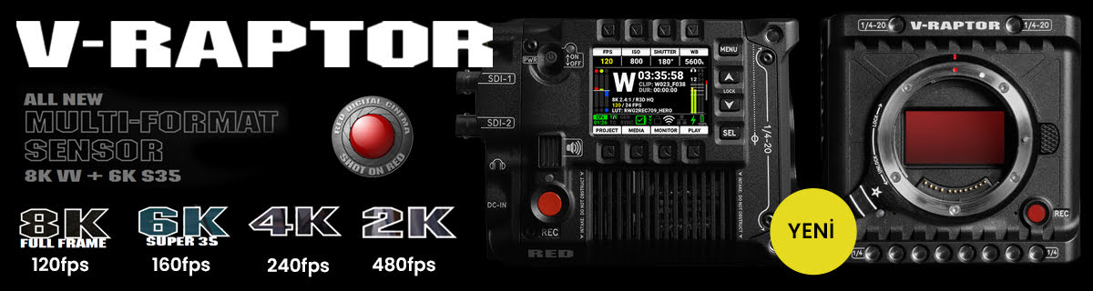 Kiralık Red V-Raptor 8K Kamera